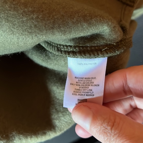 NWT Green Abound Cozy Crop Jacket - Picture 3 of 3